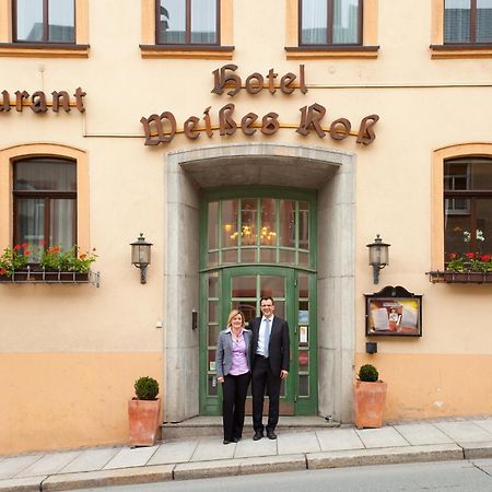 Hotel Weisses Ross Marienberg Bagian luar foto
